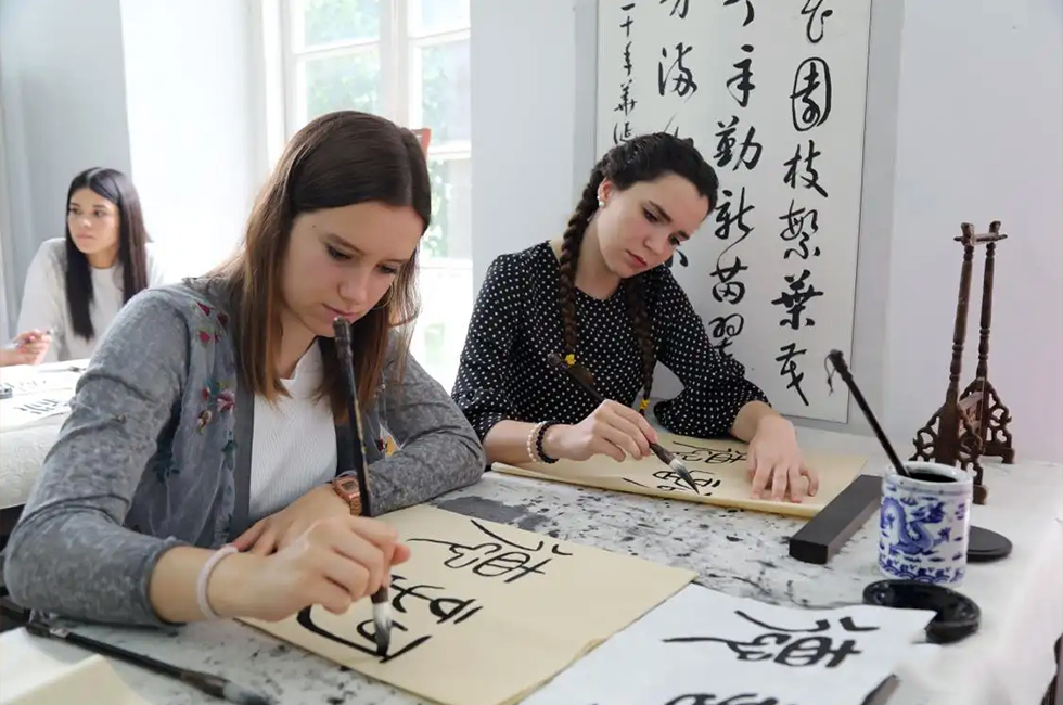 Calligraphy Learning in Xian