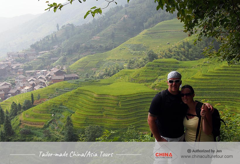 Hiking in Longji