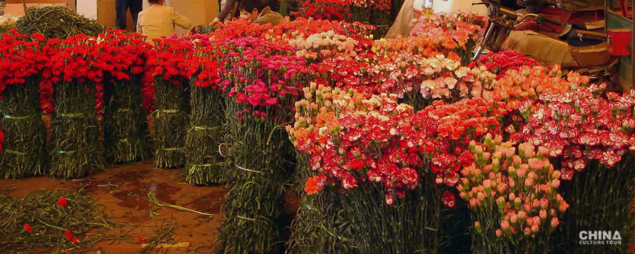 Local flower market