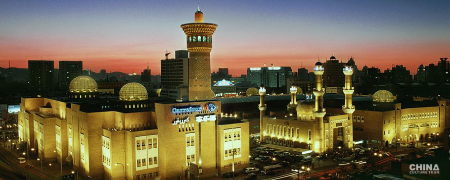 Xinjiang International Grand Bazaar in Urumqi