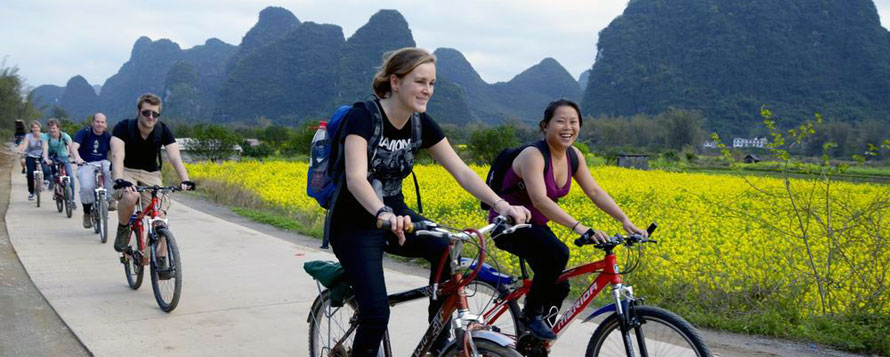 Yangshuo countryside biking