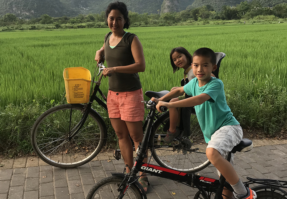 Biking in Yangshuo