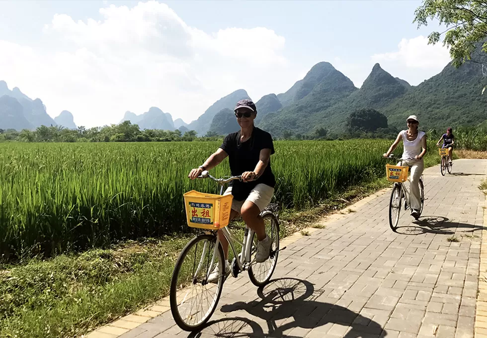 Cycling in Yangshuo Countryside