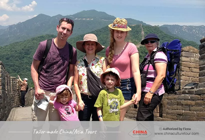 A Family Tour to China on Great Wall