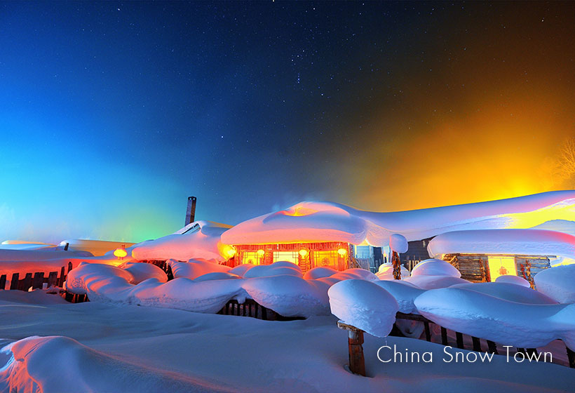 China Snow Town