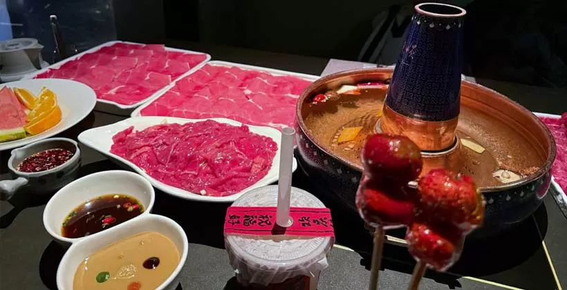 Local food and restaurant in Ordos